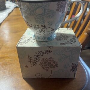 Mary Kay Blue and Brown Coffee & Tea Accessory Set